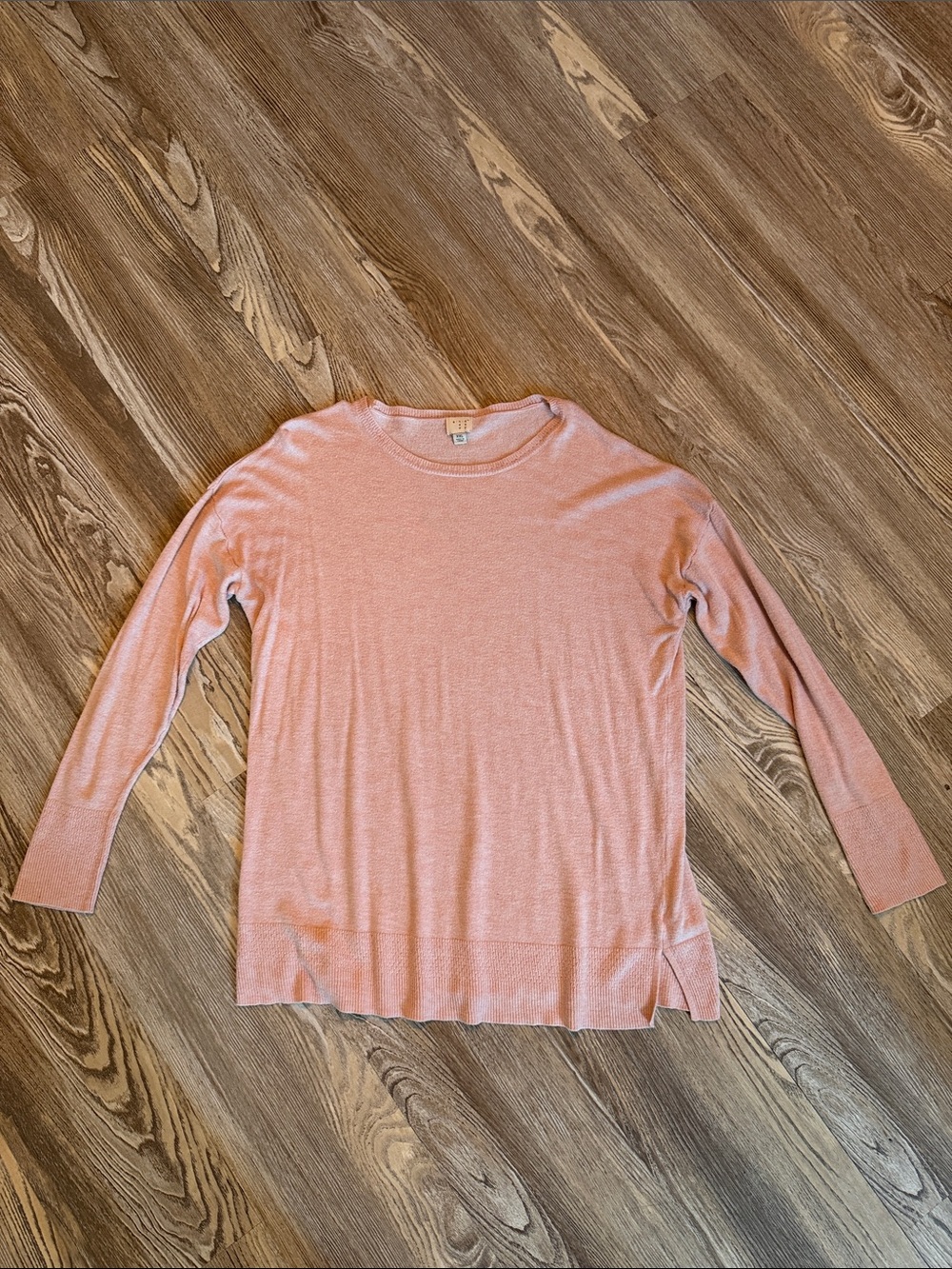 Light Pink Crewneck Lightweight Shirt
